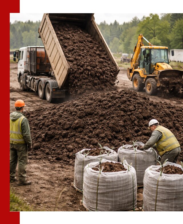 Доставка нейтрального торфа в Артёме оптом и в розницу