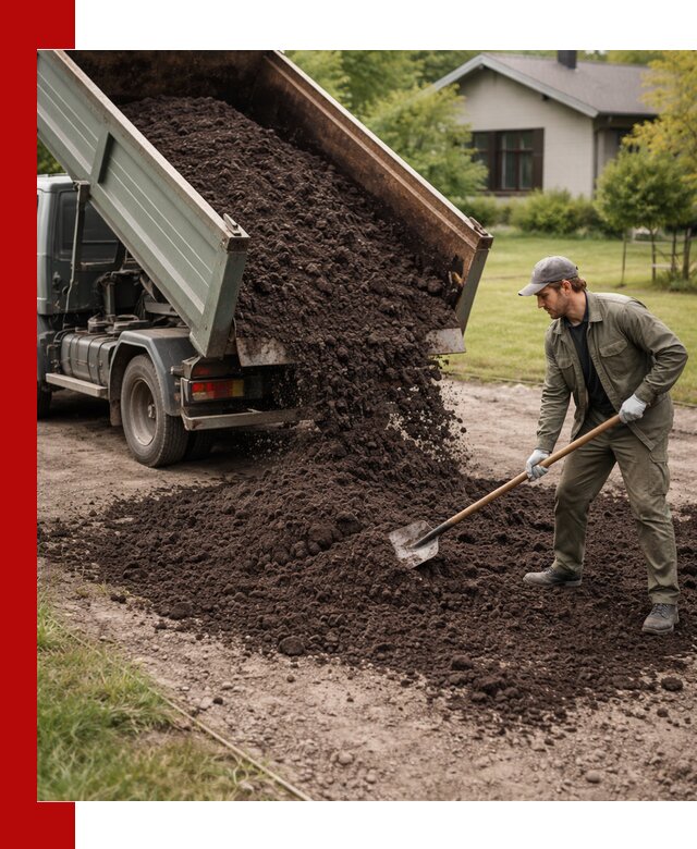 Чернозем для газона с доставкой в Артёме быстро и качественно