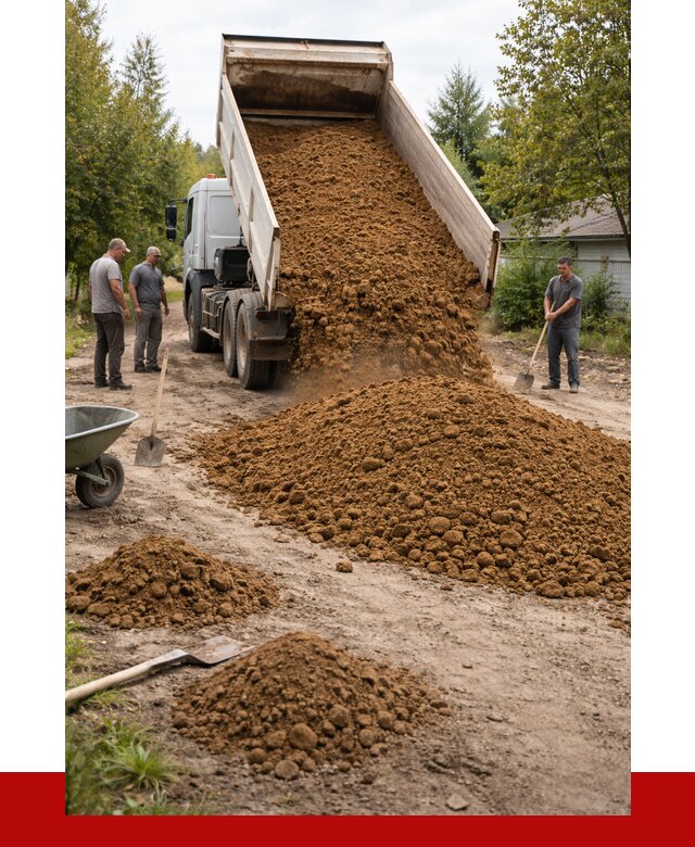 Купить суглинок с доставкой в Артёме от 2592 р. за куб | ПРОНЕРУДАрт