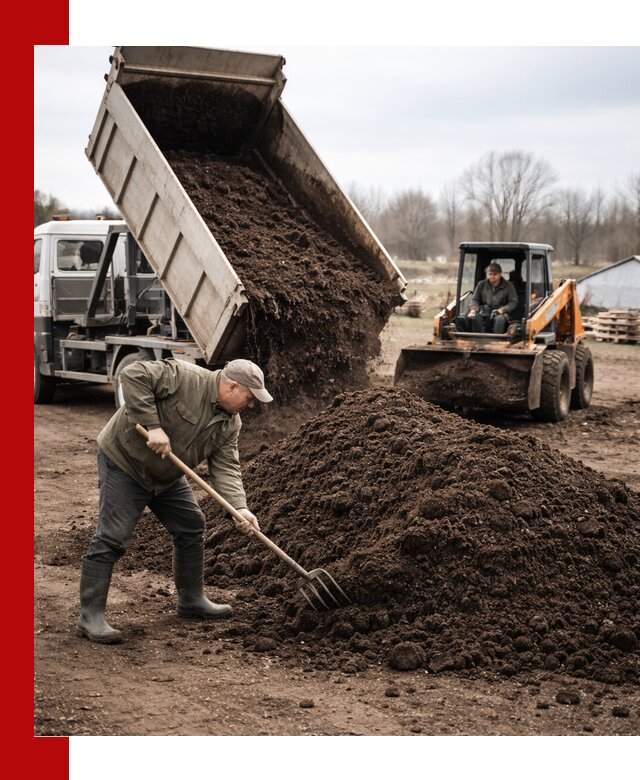 Доставка и продажа перегноя в Артёме быстро и дешево