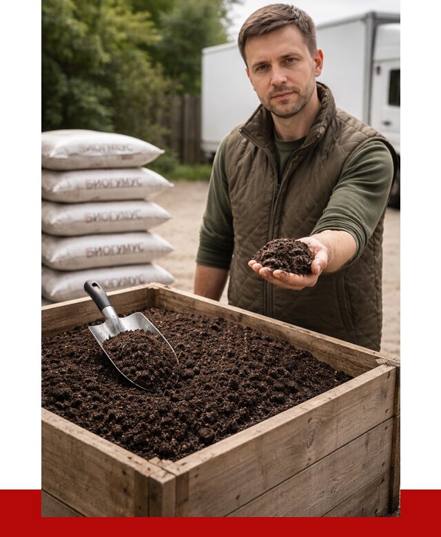 Купить биогумус в Артёме с доставкой от 8812 р. за куб | ПРОНЕРУДАрт