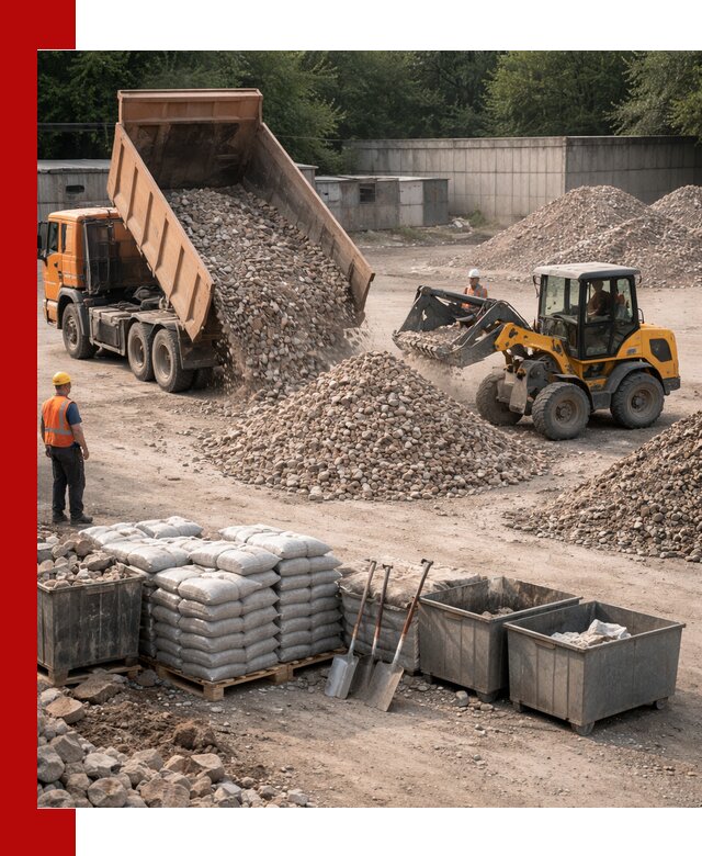 Вторичные материалы для отсыпки в Артёме — поставка и доставка