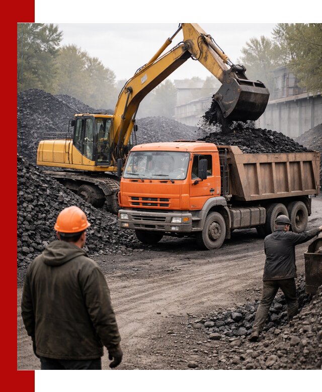 Доставка угля автотранспортом в Артёме быстро и выгодно