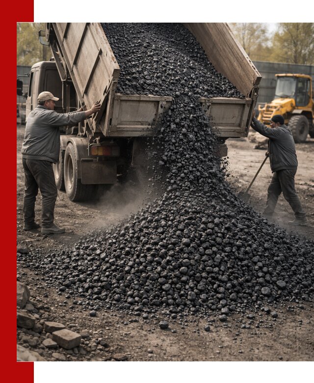Доставка угля семечка самосвалами в Артёме