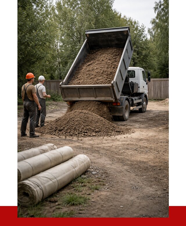 Доставка сыпучих материалов самосвалом в Артёма от 4354 р. | ПРОНЕРУДАрт