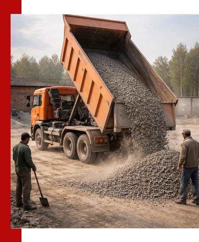 Доставка самосвалом 20 м3 в Артёме быстро и надежно