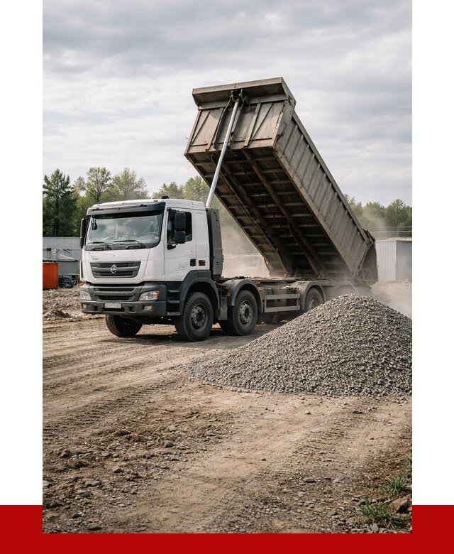 Доставка самосвалом 40 кубов в Артёме от 9330 р. | ПРОНЕРУДАрт