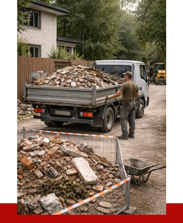 Вывоз строительного мусора с погрузкой в Артёме от 7775 р | ПРОНЕРУДАрт