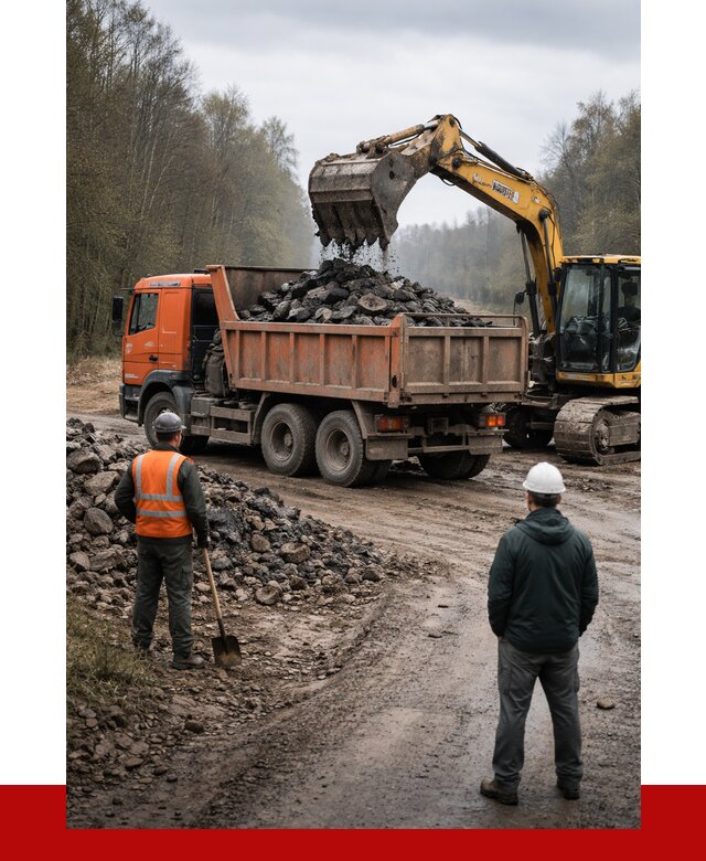 Вывоз асфальта в Артёме от 4665 р. самосвалом ПРОНЕРУДАрт
