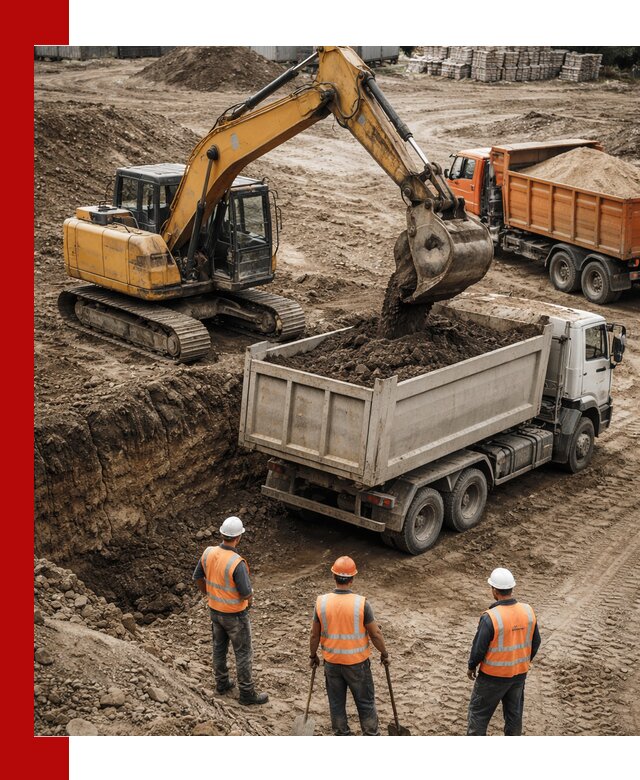 Разработка грунта для строительства и благоустройства в Артёме