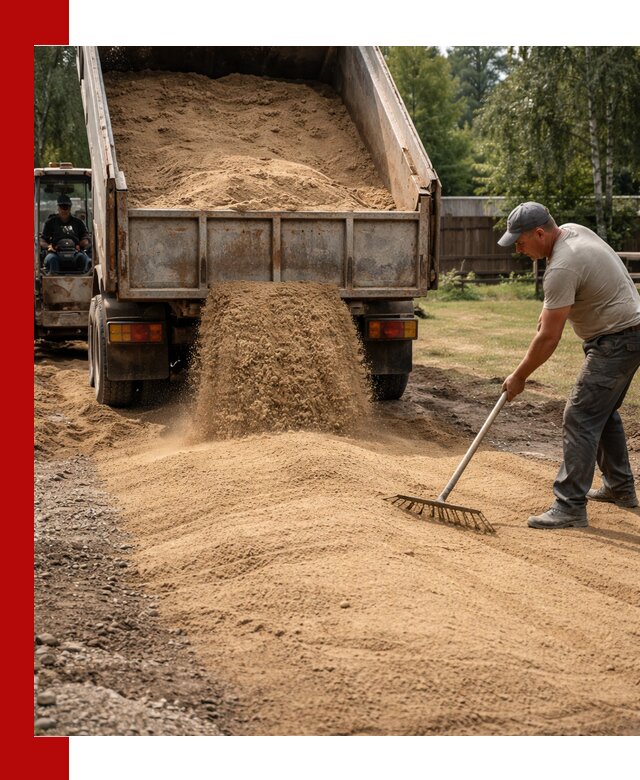 Отсыпка участка песком в Артёме быстро и качественно