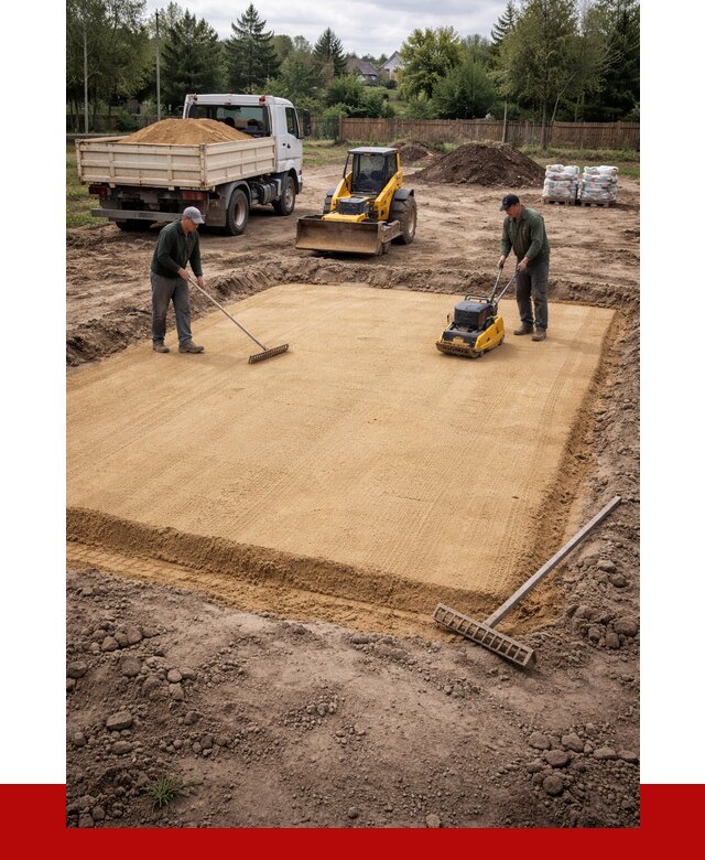 Устройство песчаной подушки в Артёме от 4665 р. ПРОНЕРУДАрт